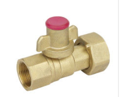 Het Type van messingsbal Vlotterklep met Watermeter het Werk Temperatuur -20℃~120℃