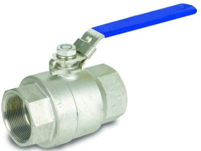 Geschroefte NPT 2PC van de Beëindigenvlotter In werking gestelde Kogelklep Investering die ISO-Certificatie gieten